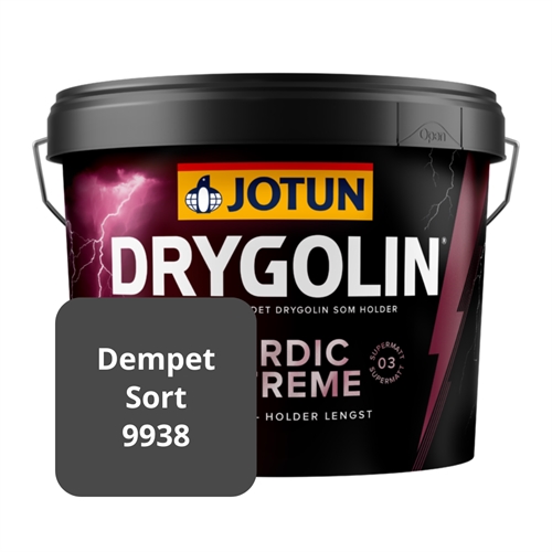 JOTUN DRYGOLIN NORDIC EXTREME træbeskyttelse SUPERMAT-  Dempet Sort 9938