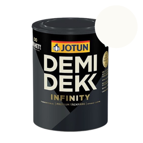 TILBUD: JOTUN DEMIDEKK Infinity 0,68 l. Farve: 9010 Reinweiss