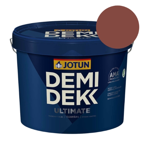 TILBUD: JOTUN DEMIDEKK Ultimate 2,7 l. Farve: 0025 Svenskrød