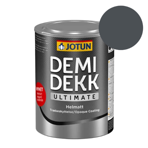 TILBUD: JOTUN DEMIDEKK Ultimate Helmat 0,68 l. Farve: 7016 Anthracite Grey