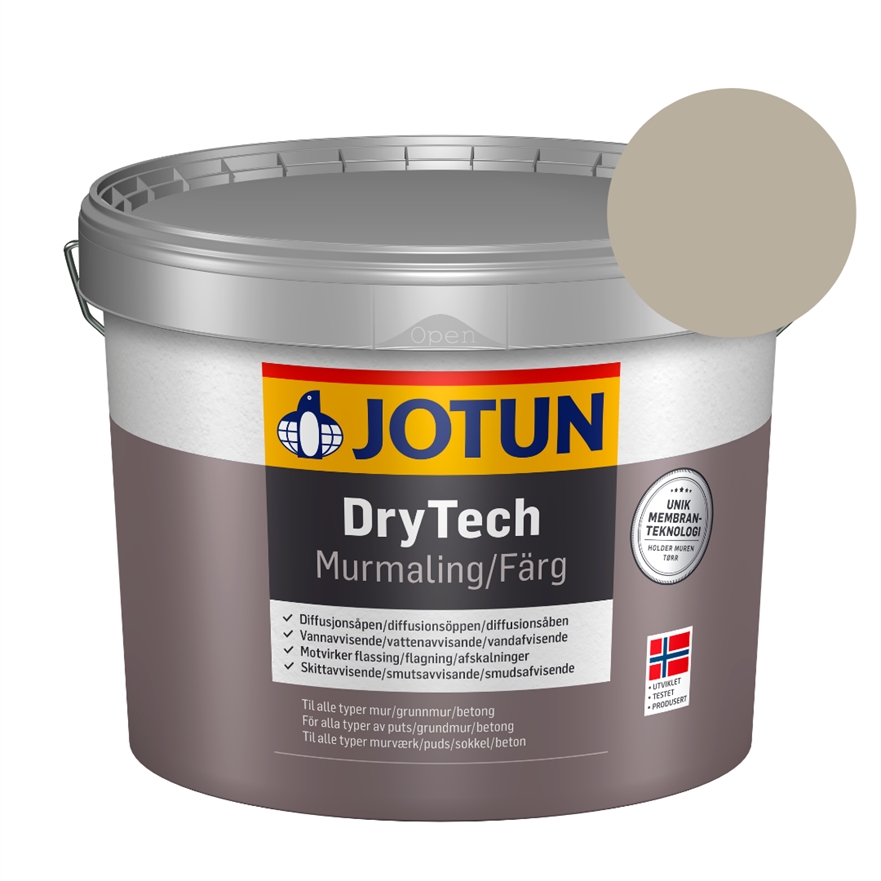 TILBUD: Jotun Drytech Murmaling 9 l. - Farve: Dæmpet Beige
