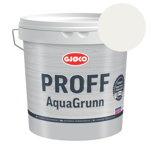 Gjøco Proff AquaGrunn - 2,7 l. - Hvid