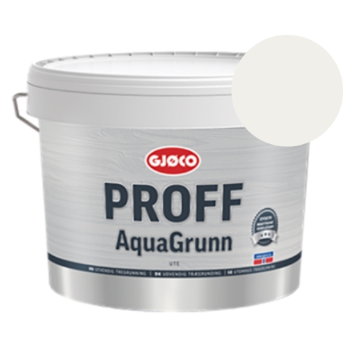 Gjøco Proff AquaGrunn - 9 l. - Hvid