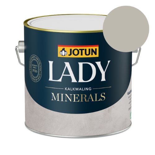 TILBUD: JOTUN LADY Minerals Kalkmaling 2,7 l. Farve:12078 Comfort Grey