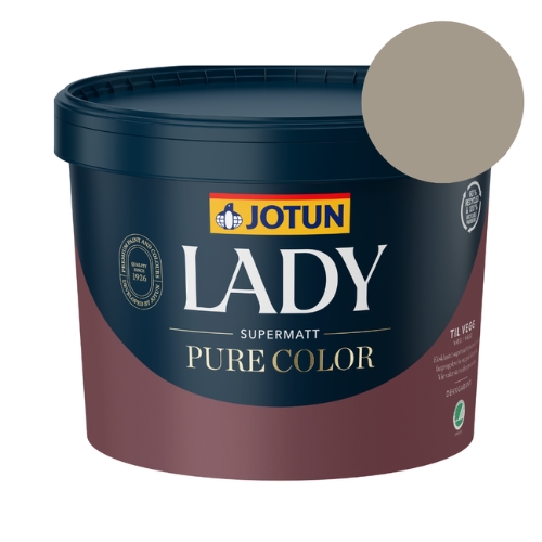 TILBUD: Jotun Lady Pure Color 9 l. Vægmaling - Farve: 4005-y20r