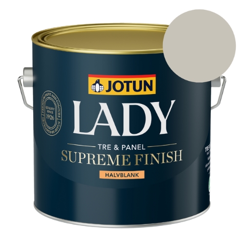 TILBUD: Jotun Lady Supreme Finish 2,7 l. Glans 40 - Farve: Beige Grå