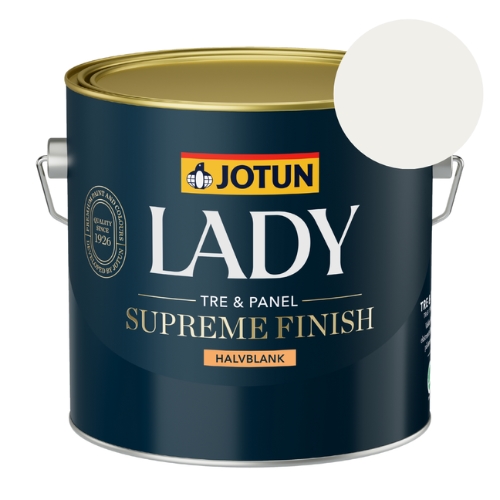 TILBUD: Jotun Lady Supreme Finish 2,7 l. Glans 40 - Farve: Hvid nuance