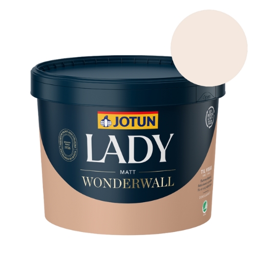TILBUD: JOTUN LADY Wonderwall 2,7 l. Vægmaling. Farve 0505-y80r