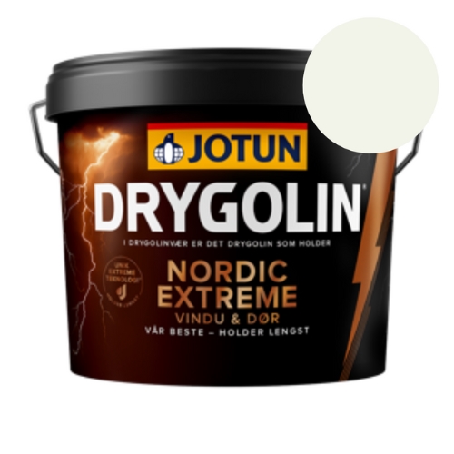 TILBUD: JOTUN DRYGOLIN NORDIC EXTREME - Vindue & Dør 2,7 l. Farve: 0001 Hvid