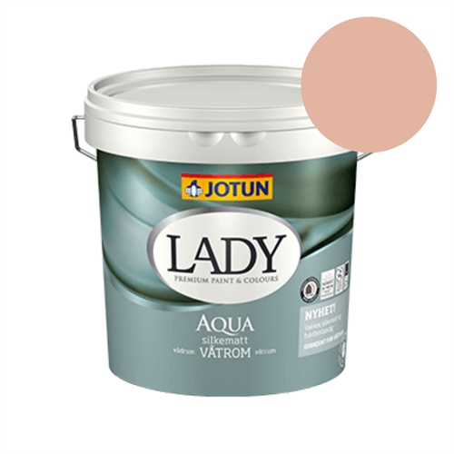TILBUD: JOTUN LADY Aqua 0,68 l. Vådrumsmaling (Glans 10). Farve: 2162 Golden Peach