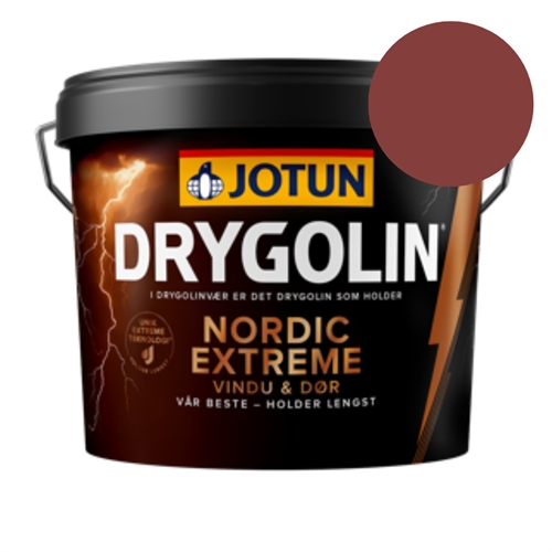 TILBUD: JOTUN DRYGOLIN NORDIC EXTREME - Vindue & Dør 2,7 l. Farve: 2747 Stilrød