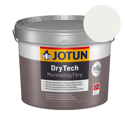 TILBUD: Jotun Drytech Murmaling 9 l. - 1759 Lys Råhvid