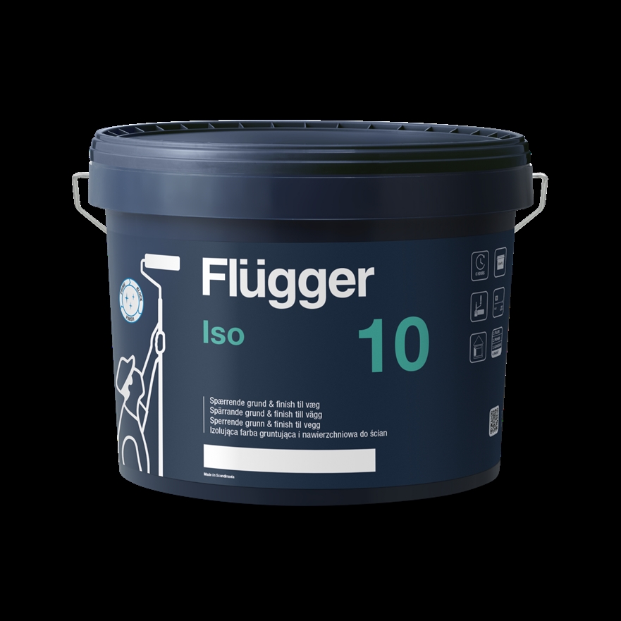 Flügger Iso 10 Isolermaling - 10 liter.