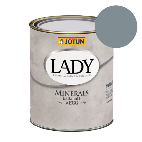 TILBUD: JOTUN LADY Minerals Kalkmaling 0,68 l. Farve: 5044 Blåis