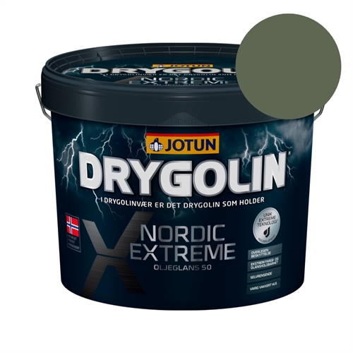 TILBUD: Jotun Drygolin Nordic Extreme træbeskyttelse. 9 l. - Farve:  0024 Vogngrøn