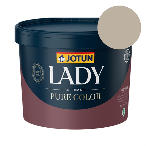 TILBUD: Jotun Lady Pure Color 9 l. Vægmaling - Farve: 0025 Curcuma