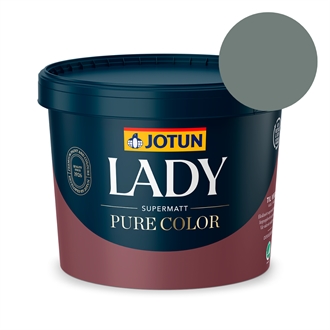 TILBUD: Jotun Lady Pure Color 2,7 l. Vægmaling - Farve: 6325 Balanse