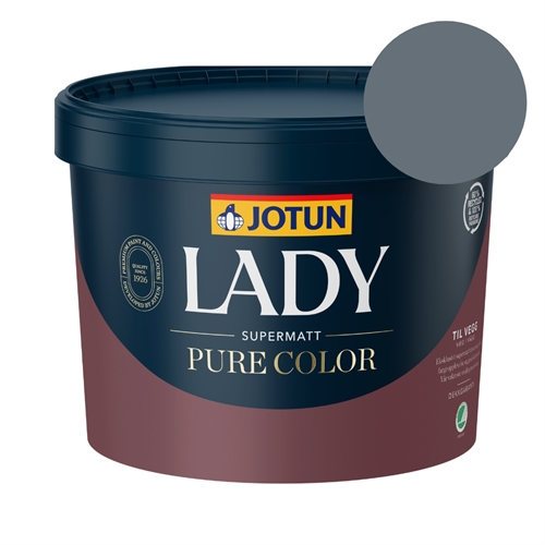 TILBUD: JOTUN LADY Pure Color 2,7 l. Vægmaling. Farve: 4638 Byge