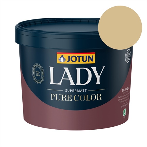 TILBUD: JOTUN LADY Pure Color 9 l. Vægmaling. Farve 10246 Velvet