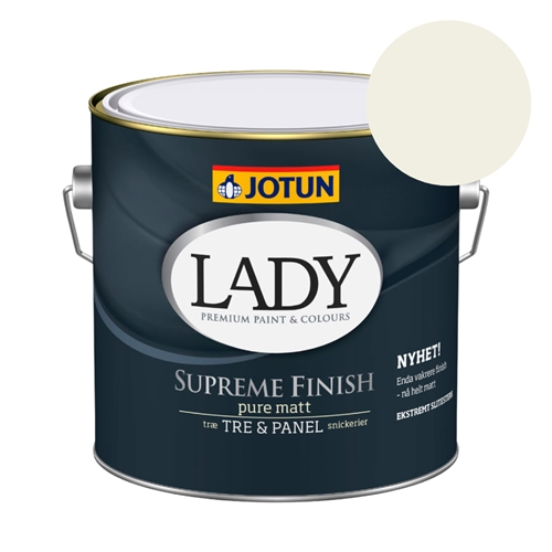 TILBUD: JOTUN LADY Supreme Finish 2,7 l. (mat/Glans 05). Farve: 1453 Bomull