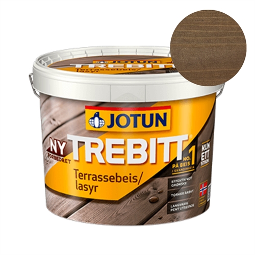 TILBUD: JOTUN TREBITT TERRASSEOLIE 8,5 L. - transparent. Farve: 9052 Eksotisk Træ