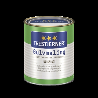 Trestjerner Gulvmaling - halvblank - 0,68 Liter