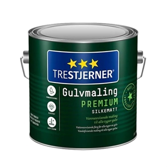 Jotun Trestjerner Gulvmaling Premium, Silkemat