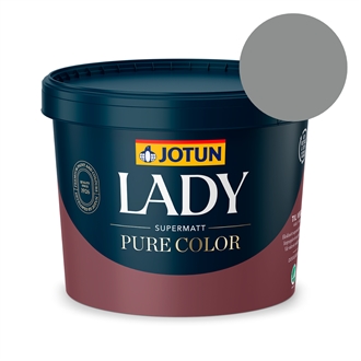TILBUD: JOTUN LADY Pure Color Vægmaling - 2,7 Farve: 5455 Industrial Blue