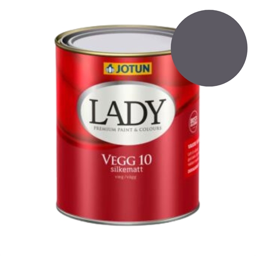 TILBUD: JOTUN LADY Væg 10 Vægmaling  0,68 l. (Glans 10). Farve: 4623 Mørk Indigo