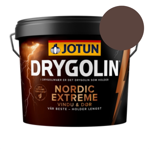 TILBUD: JOTUN DRYGOLIN NORDIC EXTREME - Vindue & Dør 2,7 l. Farve: 0737 Mahogny