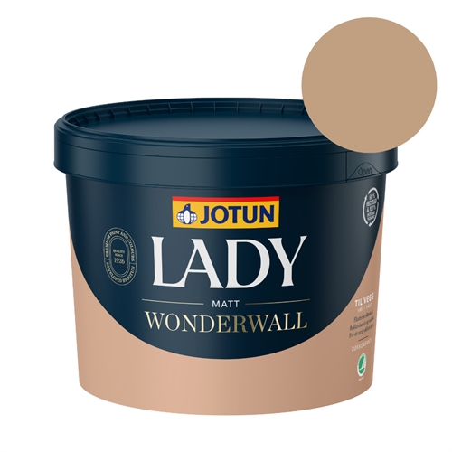 TILBUD: JOTUN LADY Wonderwall 9 l. Vægmaling. Farve 12074 Peachy