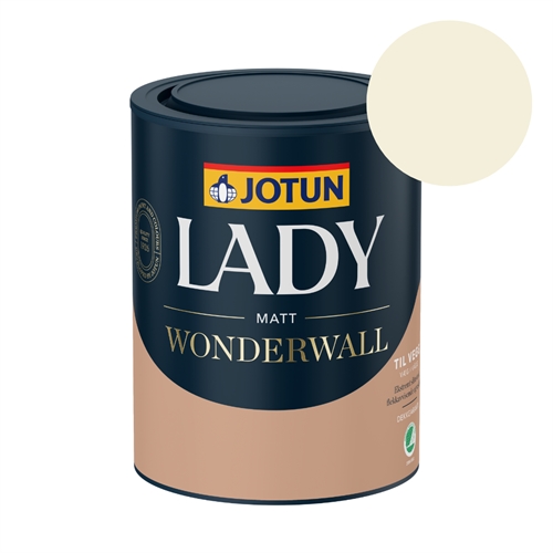 TILBUD: JOTUN LADY Wonderwall 0,68 l. Vægmaling. s0505-y